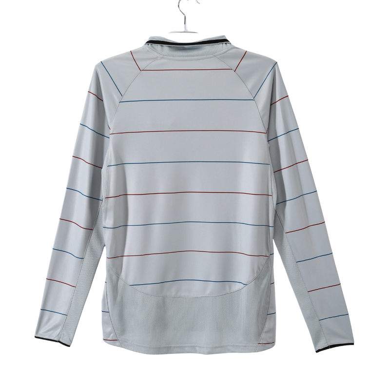 Camisa Retrô Barcelona Manga Longa 2003/04 Away