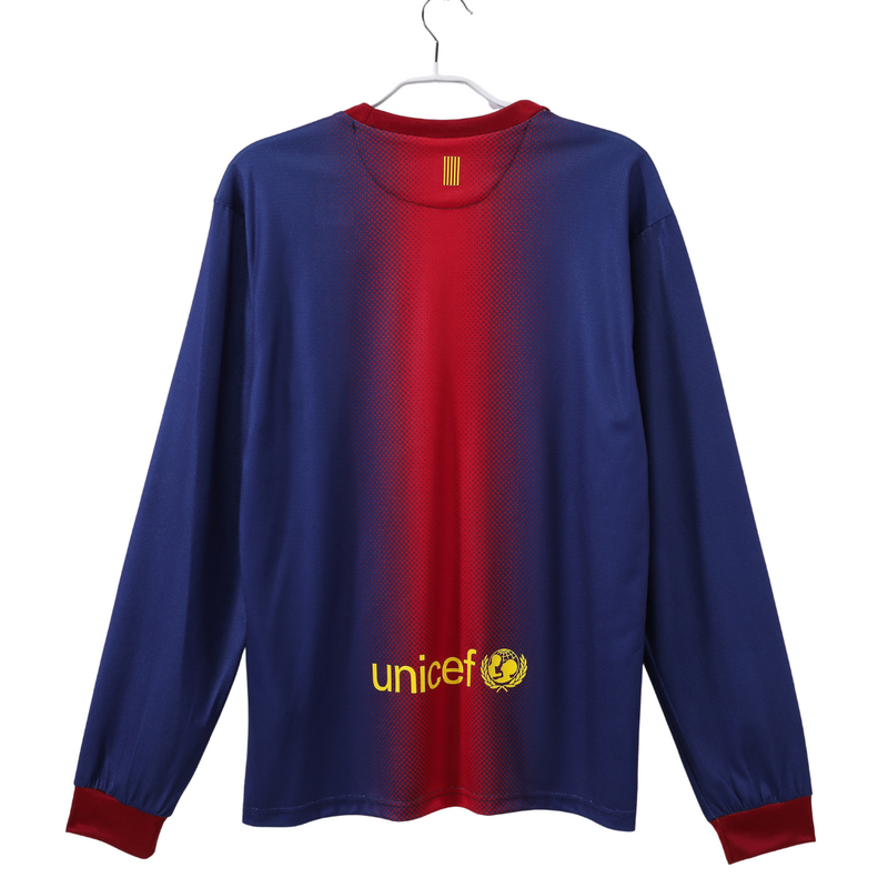 Camisa Retrô Barcelona Manga Longa 2012/13 Home