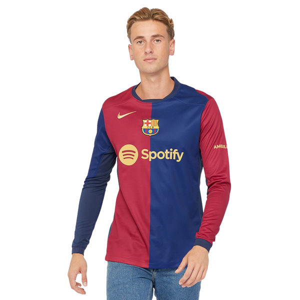 Camisa Barcelona Manga Longa 2024/25 Home
