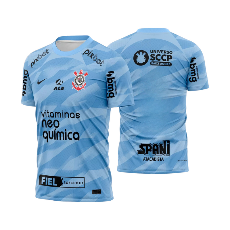 Camisa Corinthians 2023/24 Cássio Azul